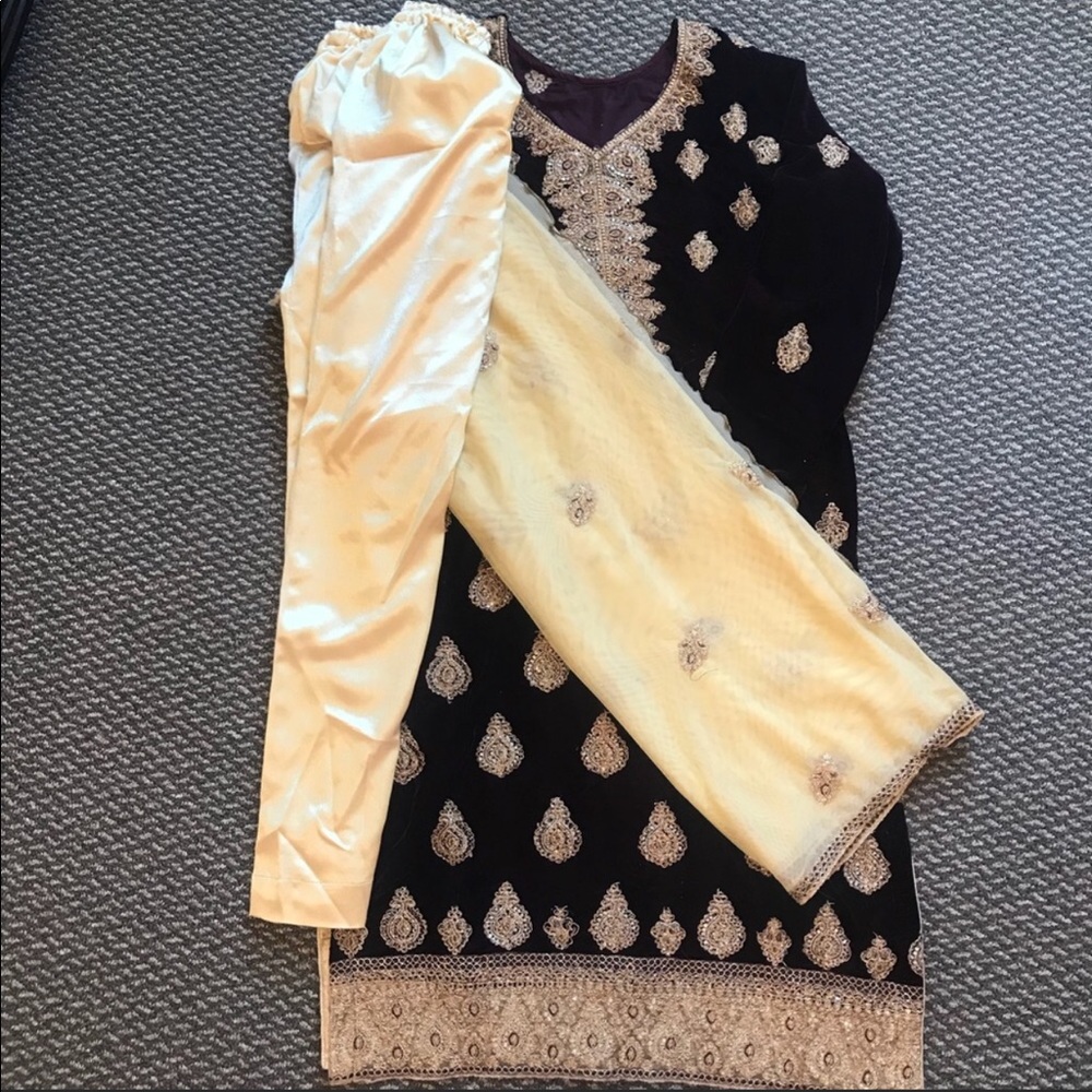 Velvet 3 piece suit